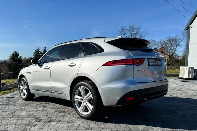 Jaguar F-Pace cena 142999 przebieg: 188000, rok produkcji 2017 z Jaworzno małe 631